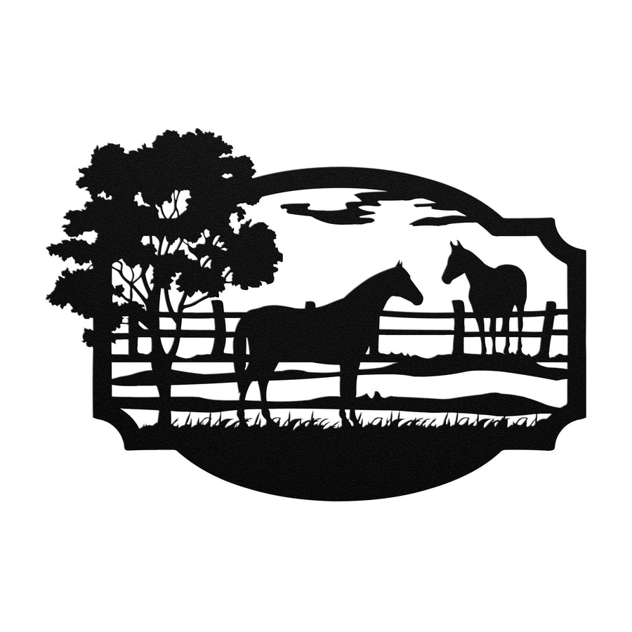 Ranch Horses Metal Sign - 5 sizes available