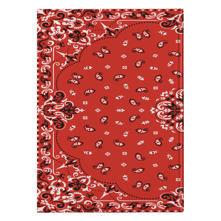 Red Bandana Hardcover Journal