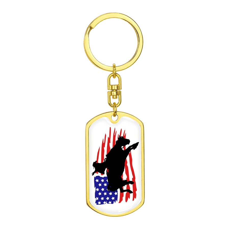 Rodeo Cowboy Keychain - 2 styles available