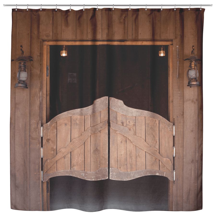 Saloon Doors Shower Curtain