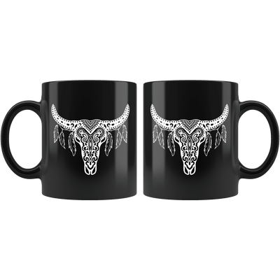 Skull Dreamcatcher 11 oz Mug - Yellowstone Style