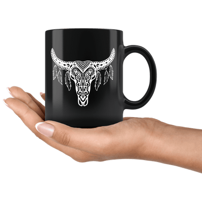 Skull Dreamcatcher 11 oz Mug - Yellowstone Style