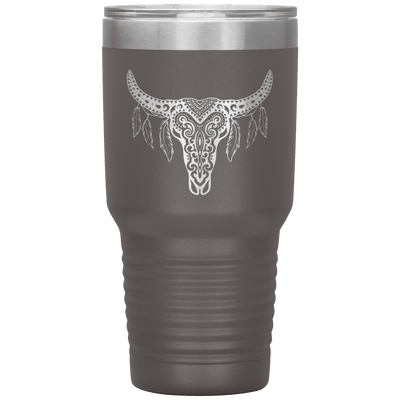 Skull Dreamcatcher 30 oz Tumbler - 13 colors available - Yellowstone Style