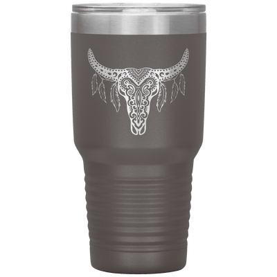 Skull Dreamcatcher 30 oz Tumbler - 13 colors available - Yellowstone Style