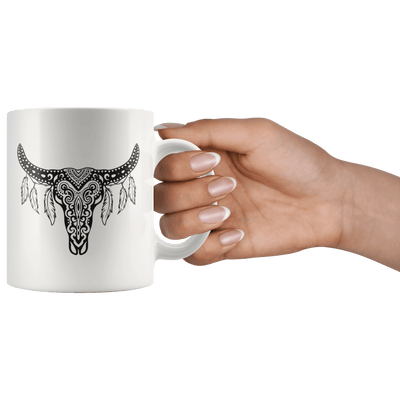 Skull Dreamcatcher Mug - 2 sizes available - Yellowstone Style