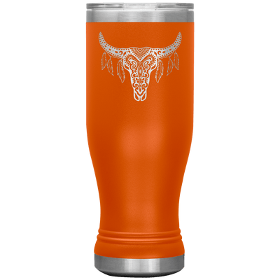 Skull Mandala 20 oz Pilsner Tumbler - 13 colors available - Yellowstone Style