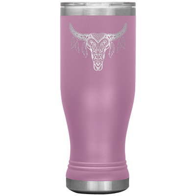 Skull Mandala 20 oz Pilsner Tumbler - 13 colors available - Yellowstone Style