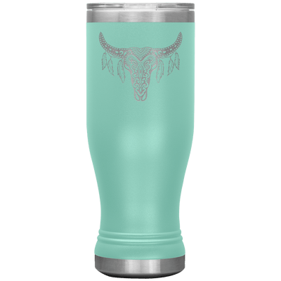 Skull Mandala 20 oz Pilsner Tumbler - 13 colors available - Yellowstone Style