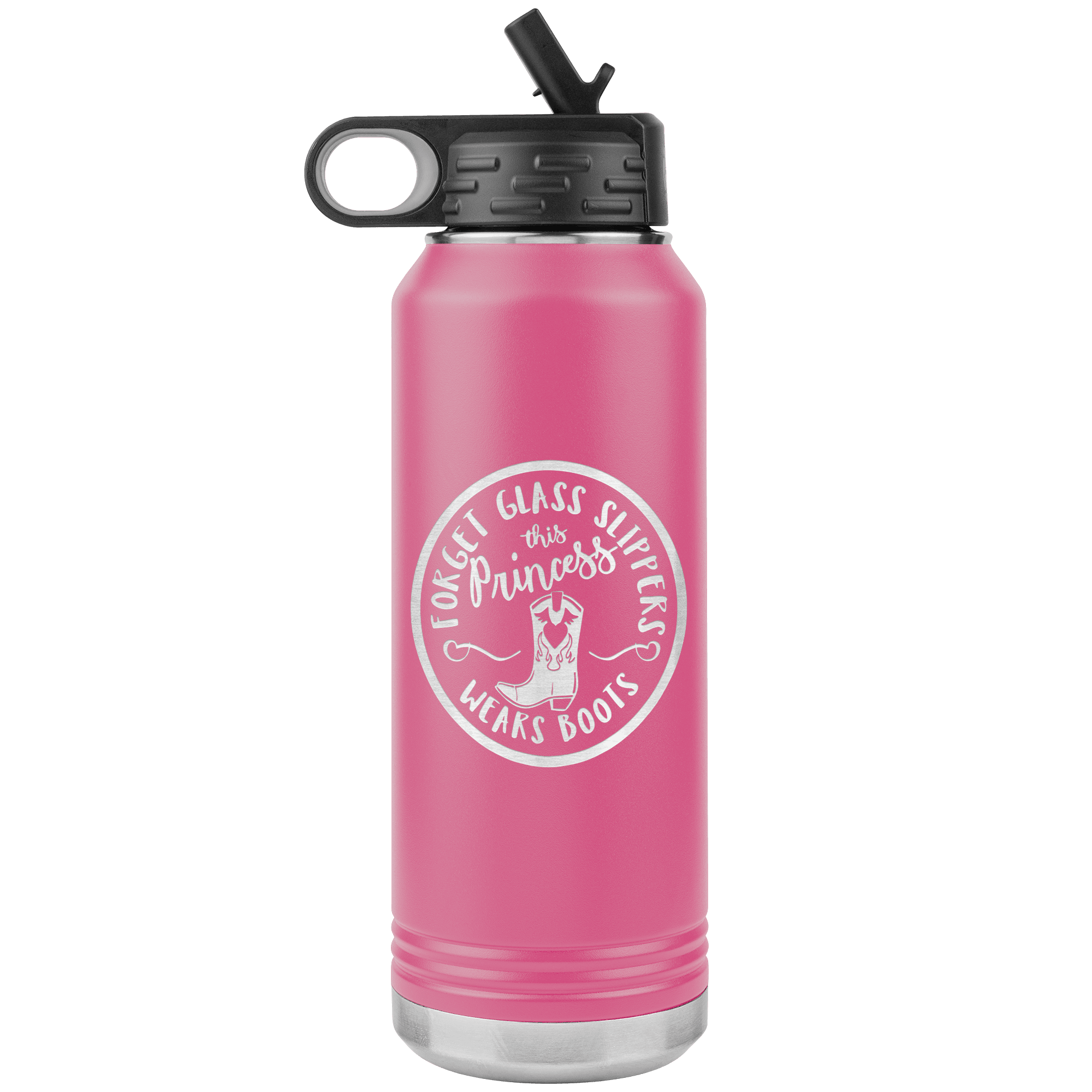 Pink Water Bottle Boot for 32 oz. Polar Camel Water Bottle.