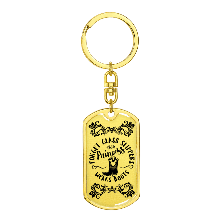This Princess Wears Boots Keychain - 2 styles available - Yellowstone Style