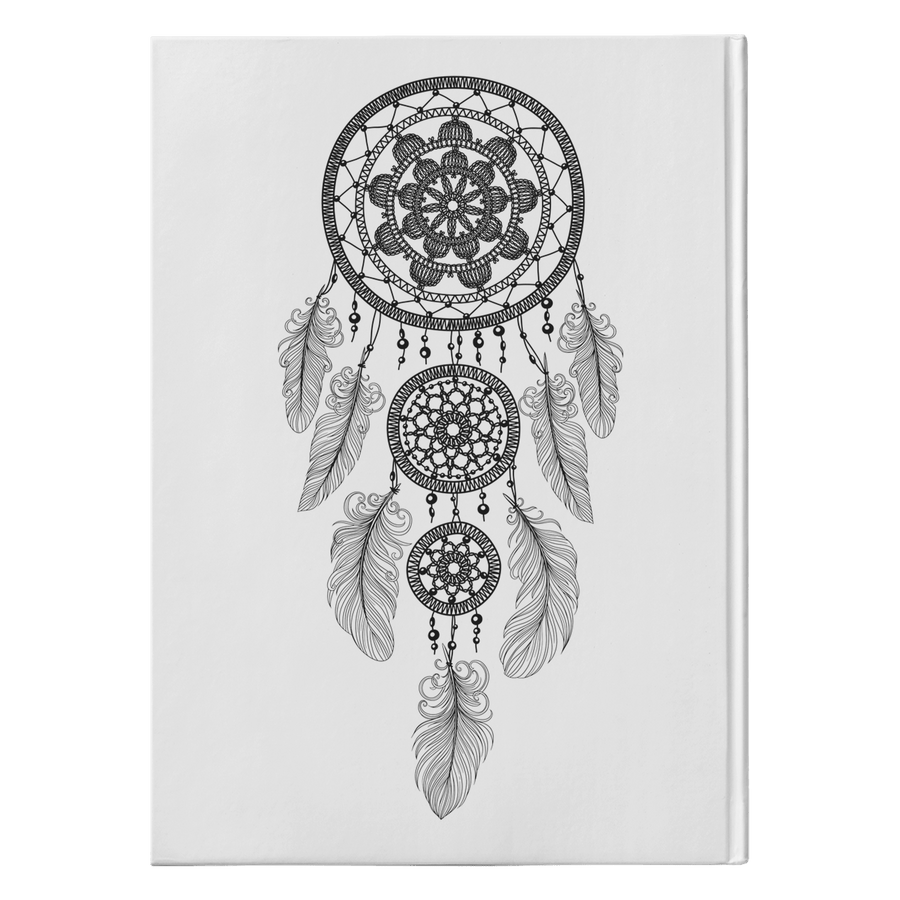 Three Dreams Dreamcatcher Hardcover Journal - Yellowstone Style