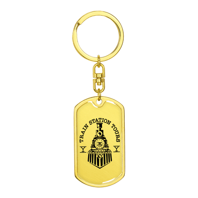 Train Station Tours Keychain - 2 styles available - Yellowstone Style