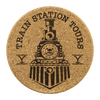 Train Station Tours Round Coasters - Yellowstone Style