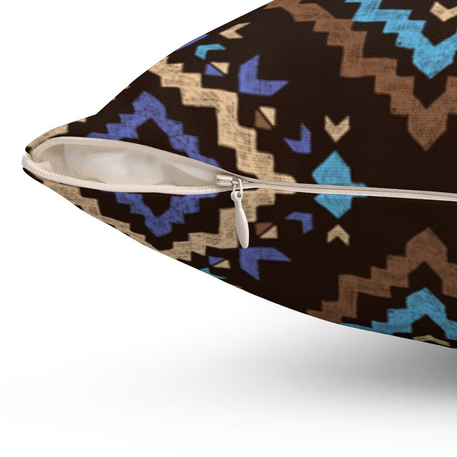 Turquoise Path Pillow with Cover - 3 sizes available