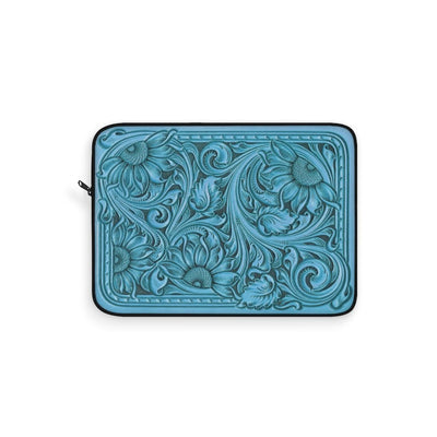 Turquoise Sunflowers Laptop Sleeve - 3 sizes available - Yellowstone Style