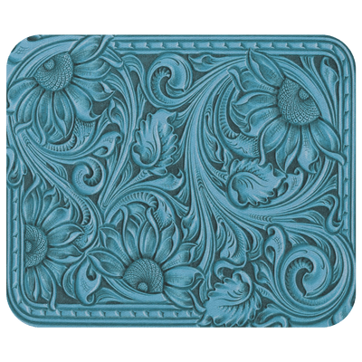 Turquoise Sunflowers Mousepad - Yellowstone Style