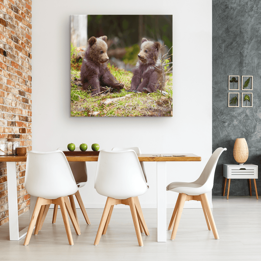 Two Little Bears in Contemplation - 4 sizes available