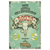 Vintage Championship Rodeo Poster - Yellowstone Style
