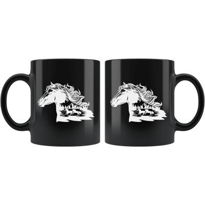 Wild Horses 11 oz Mug - Yellowstone Style