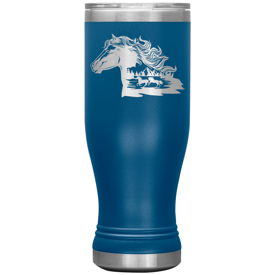 Wild Horses 20 oz Pilsner Style Tumbler - 13 colors available