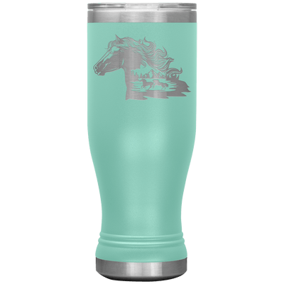 Wild Horses 20 oz Pilsner Style Tumbler - 13 colors available - Yellowstone Style