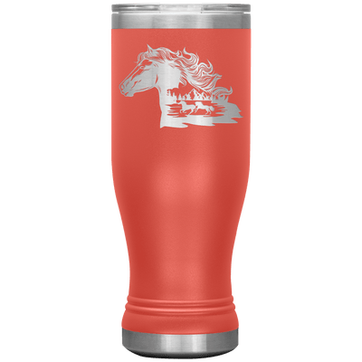 Wild Horses 20 oz Pilsner Style Tumbler - 13 colors available - Yellowstone Style