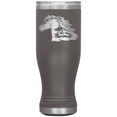 Wild Horses 20 oz Pilsner Style Tumbler - 13 colors available - Yellowstone Style