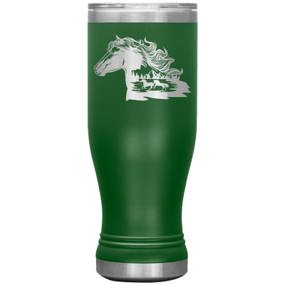 Wild Horses 20 oz Pilsner Style Tumbler - 13 colors available - Yellowstone Style