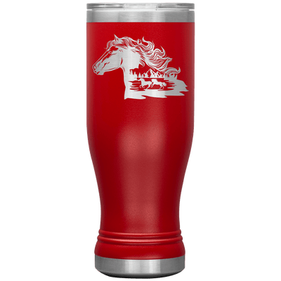 Wild Horses 20 oz Pilsner Style Tumbler - 13 colors available - Yellowstone Style