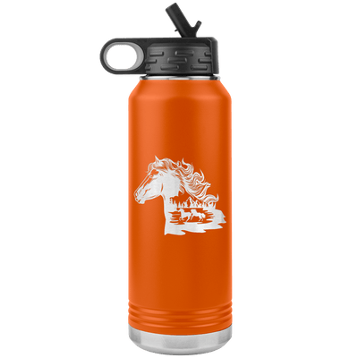 Wild Horses 30 oz Water Bottle Tumbler - 13 colors available - Yellowstone Style