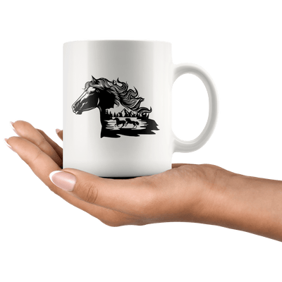 Wild Horses Mug - 2 sizes available - Yellowstone Style