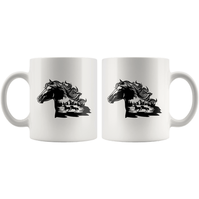Wild Horses Mug - 2 sizes available - Yellowstone Style