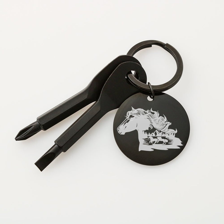 Wild Horses Screwdriver Keychain - 2 styles available
