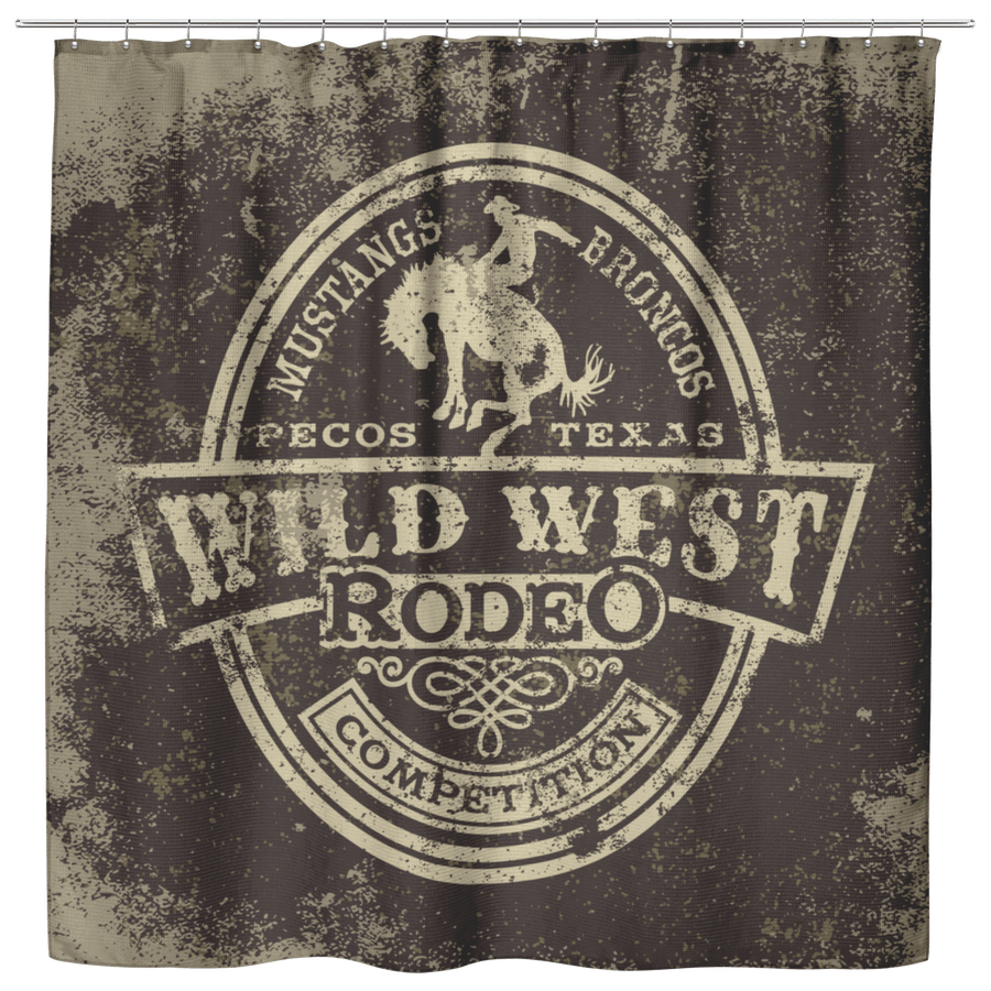 Wild West Rodeo Shower Curtain - Yellowstone Style