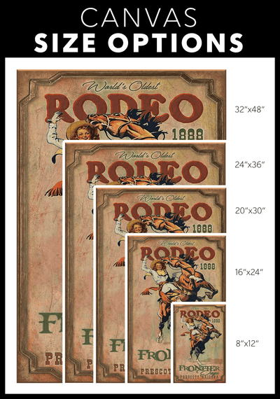 World's Oldest Rodeo Poster - Yellowstone Style