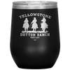 Yellowstone 3 Cowboys 12 oz Wine Tumbler - 13 colors available - Yellowstone Style