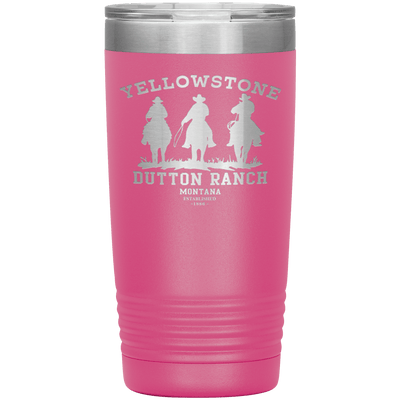 Yellowstone 3 Cowboys 20 oz Tumbler - 13 colors available - Yellowstone Style