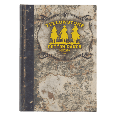 Yellowstone 3 Cowboys Aged Hardcover Journal - Yellowstone Style