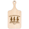 Yellowstone 3 Cowboys Cutting Board w/Handle - choose size - Yellowstone Style