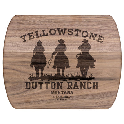 Yellowstone 3 Cowboys Hardood Cutting Board - choose size - Yellowstone Style