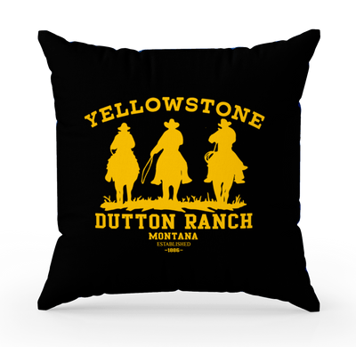 Yellowstone 3 Cowboys Pillow with Cover - 3 sizes available - Yellowstone Style