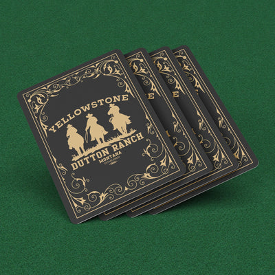 Yellowstone 3 Cowboys Playing Cards - Yellowstone Style