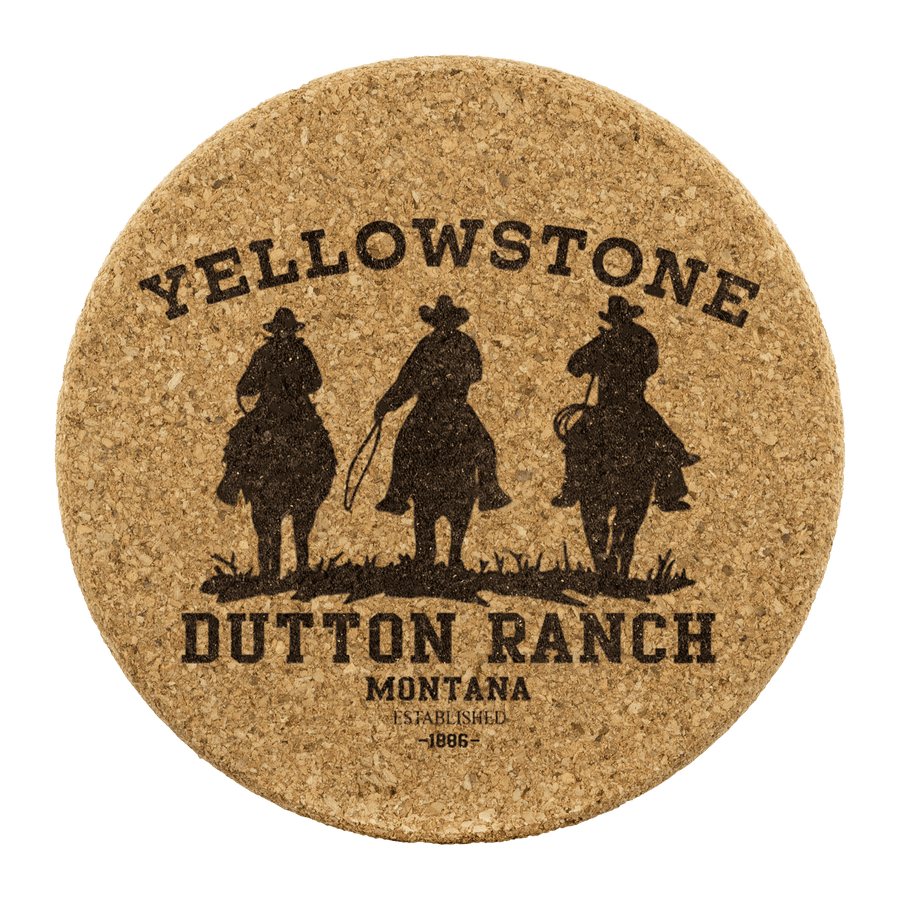 Yellowstone 3 Cowboys Round Coasters