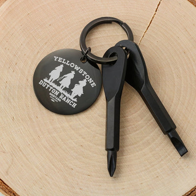 Yellowstone 3 Cowboys Screwdriver Set Keychain - 2 styles available - Yellowstone Style