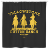 Yellowstone 3 Cowboys Shower Curtain - Yellowstone Style