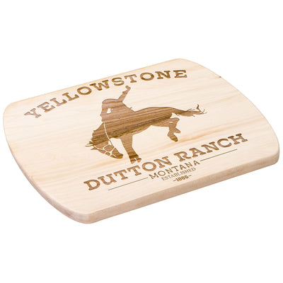 Yellowstone Bucking Horse Hardwood Cutting Board - chose size - Yellowstone Style