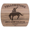 Yellowstone Bucking Horse Hardwood Cutting Board - chose size - Yellowstone Style