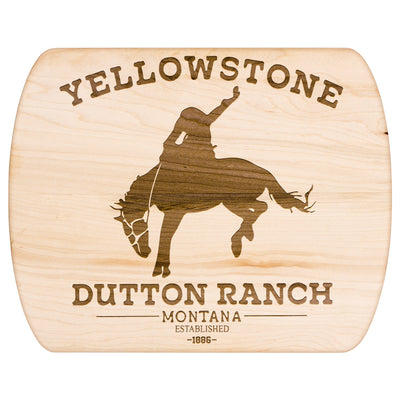 Yellowstone Bucking Horse Hardwood Cutting Board - chose size - Yellowstone Style