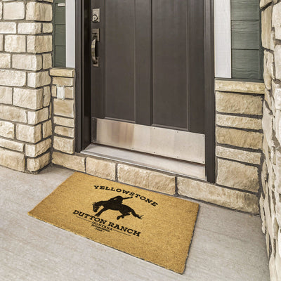 Yellowstone Bucking Horse Outdoor Mat - choose size - Yellowstone Style