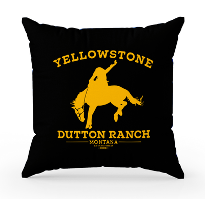 Yellowstone Bucking Horse Pillow with Cover - 3 sizes available - Yellowstone Style